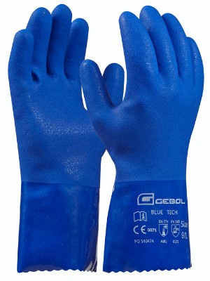 Gebol Pracovné rukavice BLUE TECH č.9