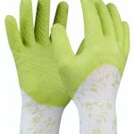 Gebol Pracovné rukavice záhradné FLOWER GREEN č.7