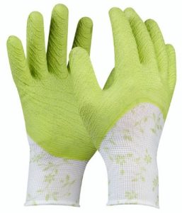 Gebol Pracovné rukavice záhradné FLOWER GREEN č.7