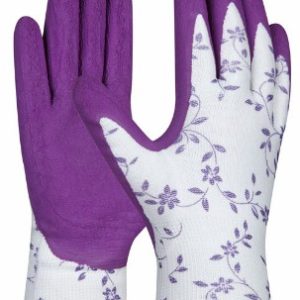 Gebol Pracovné rukavice záhradné FLOWER LILA č.8