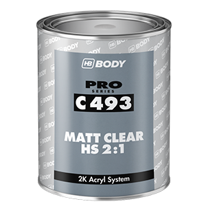 HB BODY 493 akrylový lak matný 1L
