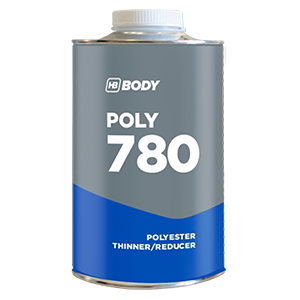 HB BODY 780 polyesterové riedidlo transparentné 1L