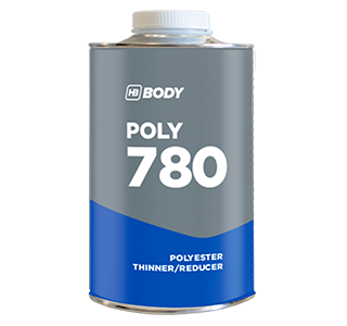 HB BODY 780 polyesterové riedidlo transparentné 1L