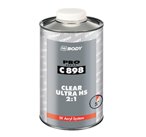 HB BODY C898 Clear ultra HS 2:1 akrylátový lak transparentný 1l