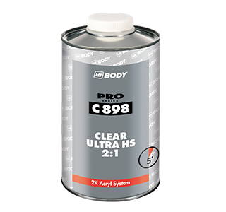 HB BODY C898 Clear ultra HS 2:1 akrylátový lak transparentný 1l