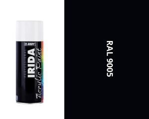 HB BODY IRIDA ral 9005 čierna lesklá farba v spreji 400ml