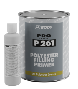 HB BODY P261  2K polyesterový tmel s plničom  šedý 1L