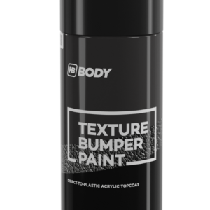 HB BODY bumper texture - textúrovaná farba na plasty v spreji čierna 400ml