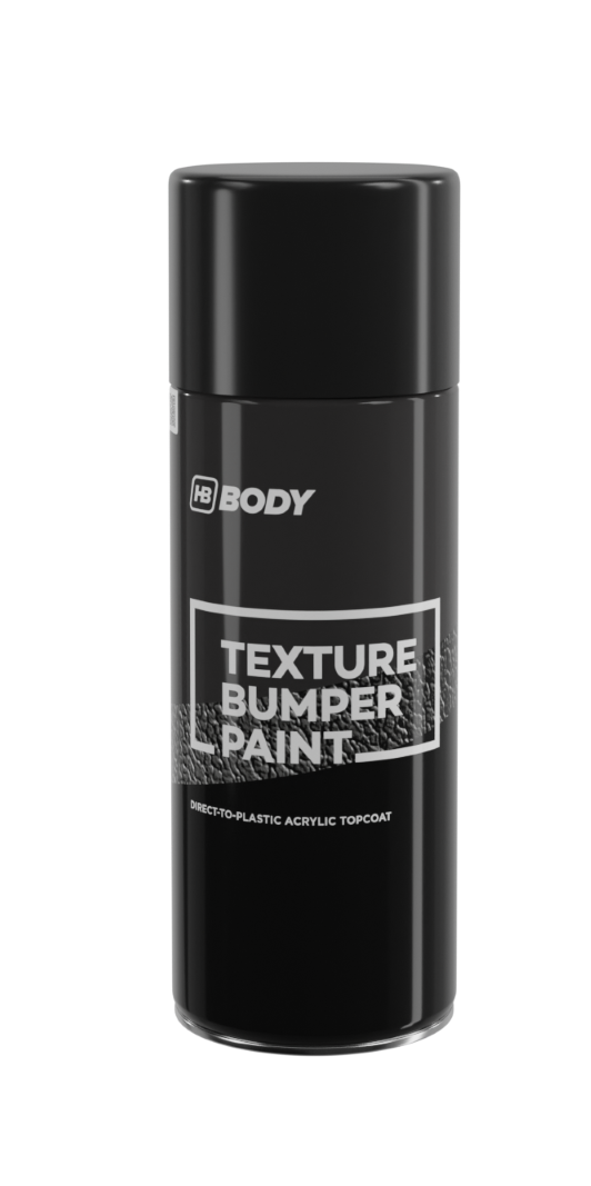 HB BODY bumper texture - textúrovaná farba na plasty v spreji šedá 400ml HB BODY bumper texture - textúrovaná farba na plasty v spreji šedá 400ml