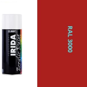HB BODY irida RAL 3000 ohnivo červená FARBA V SPREJI 400ML