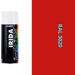 HB BODY irida RAL 3020 dopravno červená FARBA V SPREJI 400Ml