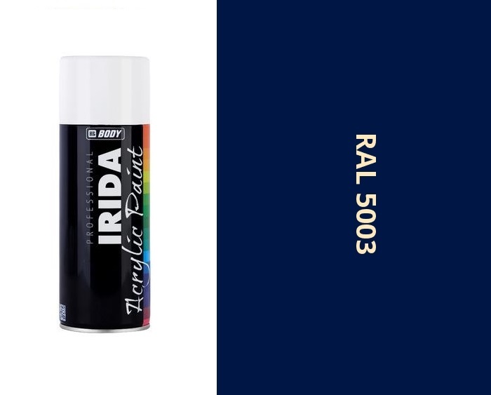 HB BODY irida RAL 5003 safírová modrá FARBA V SPREJI 400ML