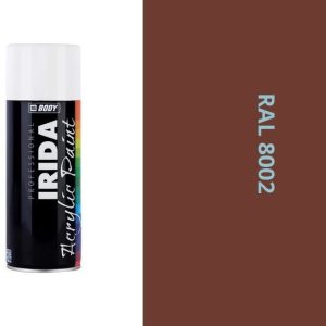 HB BODY irida RAL 8002 signálovo hnedá FARBA V SPREJI 400ML