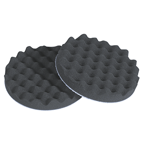 HB BODY leštiaci kotúč čierny perforovaný jemný 150mm x 25mm