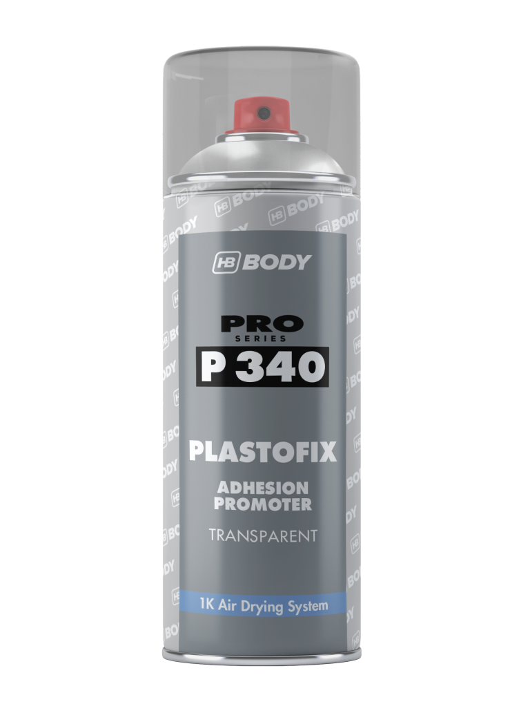 HB BODY plastofix 340 - základ na plasty v spreji transparent 400ml