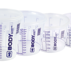 HB BODY plastová nádoba s odmerkou 400ml