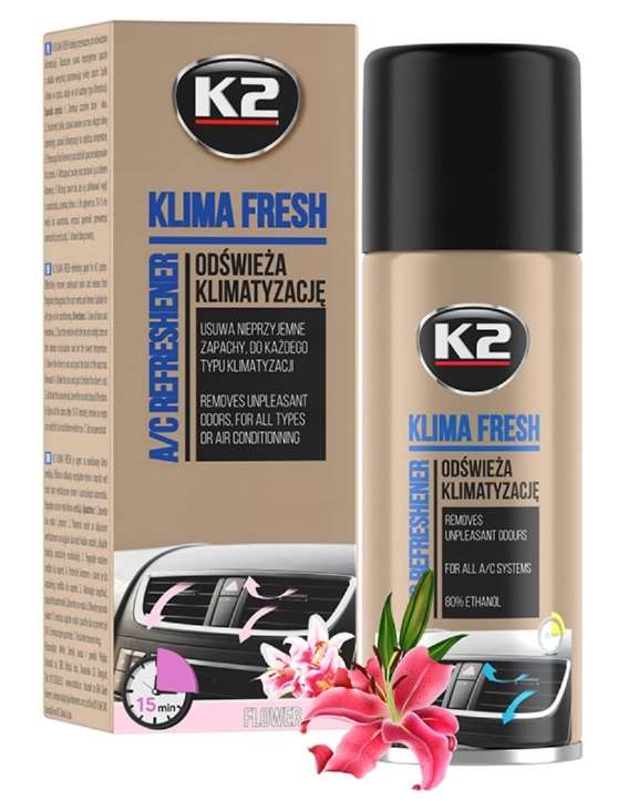 K2 KLIMA FRESH 150 ml FLOWER - osviežovač klimatizácie