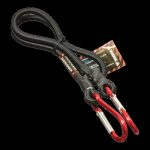 QUICKLOADER Bungee/Carabiner upínacia guma s karabínou 45 kg 80 cm x 8 mm