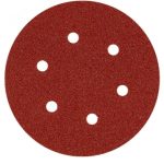 Smirdex 330 duroflex kruhový výsek 150mm 6 dier P40