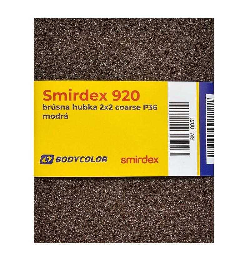 Smirdex 920 brúsne hubky 2x2 coarse P36 - modrý