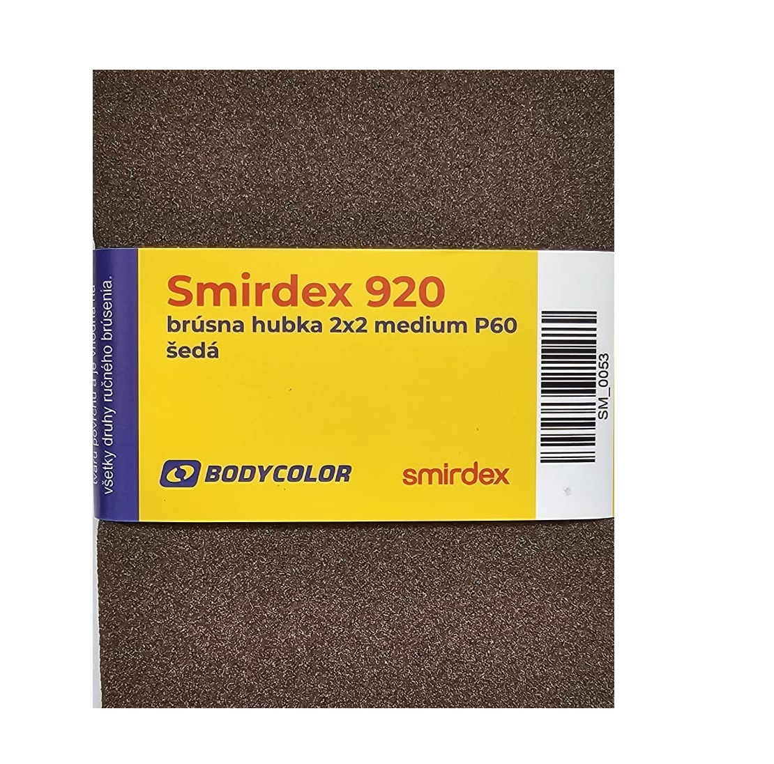 Smirdex 920 brúsne hubky 2x2 medium P60 - šedý Smirdex 920 brúsne hubky 2x2 medium P60 - šedý