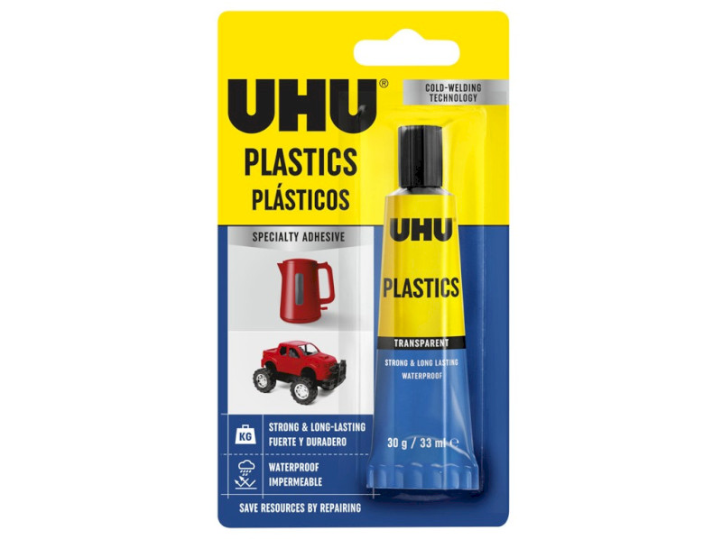 UHU All Plastics lepidlo na plasty 33 ml UHU All Plastics lepidlo na plasty 33 ml
