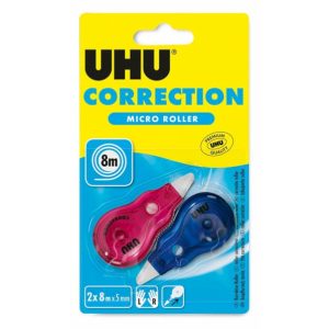 UHU Correction Roller Micro korekčná páska 2x 5 mm x 8 m
