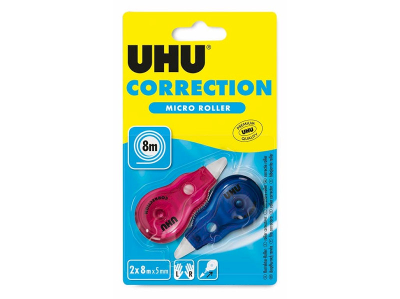 UHU Correction Roller Micro korekčná páska 2x 5 mm x 8 m UHU Correction Roller Micro korekčná páska 2x 5 mm x 8 m