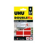 UHU DOUBLEfix Invisible lepiace pásky 19 mm x 40 mm