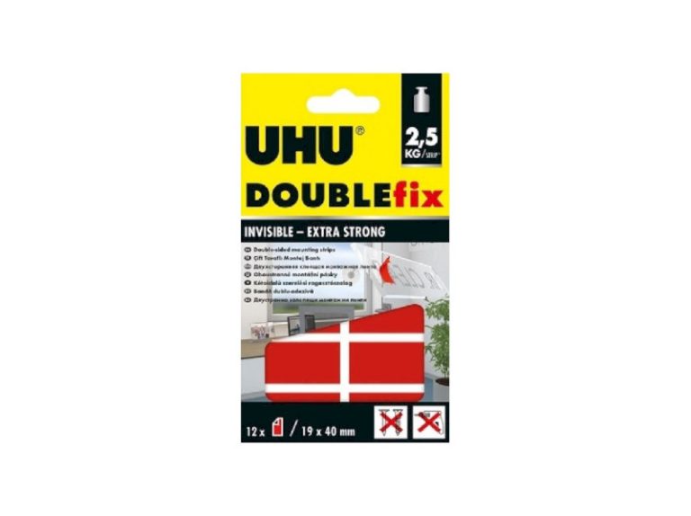 UHU DOUBLEfix Invisible lepiace pásky 19 mm x 40 mm