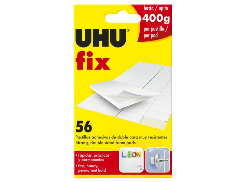 UHU Fix 56 ks - obojstranné lepiace pásky UHU Fix 56 ks - obojstranné lepiace pásky