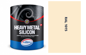 VITEX HEAVY METAL SILIKON - ALKYDOVÁ FARBA NA KOV SATÉN RAL 1015 SLONOVÁ KOSŤ SVETLÁ 2