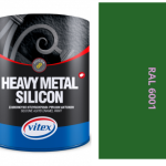 VITEX HEAVY METAL SILIKON - ALKYDOVÁ FARBA NA KOV  SATÉN RAL 6001 SMARAGDOVO ZELENÁ 2