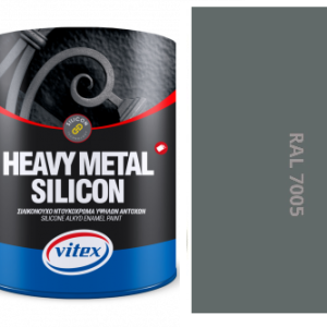 VITEX HEAVY METAL SILIKON - ALKYDOVÁ FARBA NA KOV SATÉN RAL 7005 MYŠIA ŠEDA 2