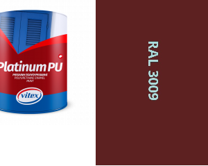 VITEX PLATINUM - farba na drevo a kov MATNÁ RAL 3009 OXODOVANÁ ČERVENÁ 2