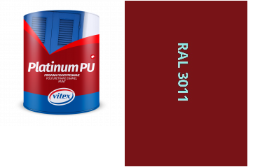 VITEX PLATINUM  - farba na drevo a kov  MATNÁ RAL 3011 ČERVENOHNEDÁ 2