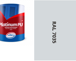 VITEX PLATINUM  - farba na drevo a kov  MATNÁ RAL 7035 SVETLO ŠEDÁ 2