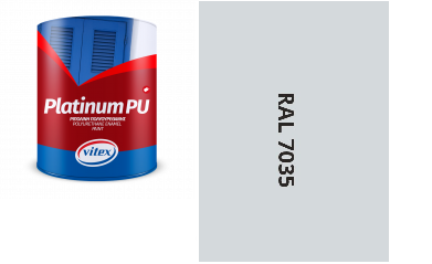 VITEX PLATINUM  - farba na drevo a kov  MATNÁ RAL 7035 SVETLO ŠEDÁ 2
