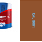 VITEX PLATINUM  - farba na drevo a kov  MATNÁ RAL 8001 OKROVO HENDÁ 2
