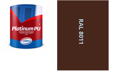 VITEX PLATINUM  - farba na drevo a kov  MATNÁ RAL 8011 ORIEŠKOVO HNEDÁ 2
