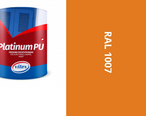 VITEX PLATINUM - farba na drevo a kov MATNÁ RAL 1007 ŽLTO NARCISOVÁ 2