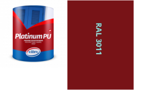VITEX PLATINUM  - farba na drevo a kov MATNÁ RAL 3011 ČERVENOHNEDÁ 0