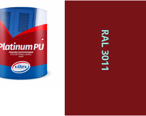VITEX PLATINUM - farba na drevo a kov MATNÁ RAL 3011 ČERVENOHNEDÁ 0