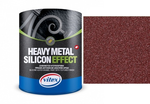 Vitex Heavy Metal Silicon Effect  - štrukturálna kováčska farba  763 Coral  0