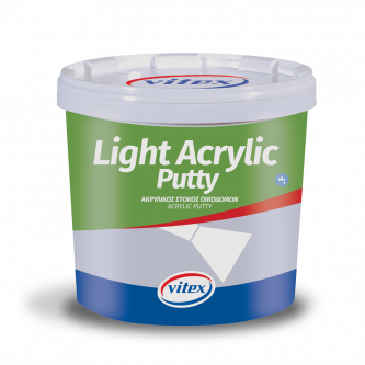 Vitex Light acrylic putty - odľahčený tmel na stenu biely 750ml