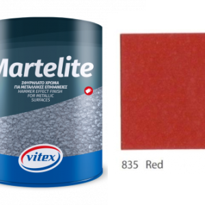 Vitex Martelite kladivková farba 835 Red 2