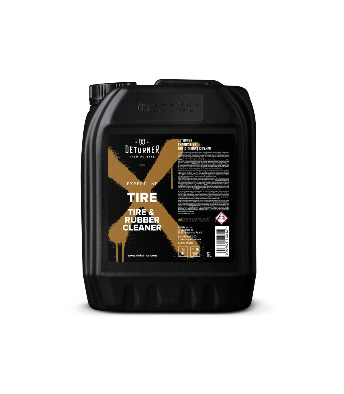 Deturner TIRE 5l - Čistič gumy a pneumatík Deturner TIRE 5l - Čistič gumy a pneumatík