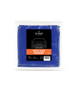 Deturner Waffle Glass Microfiber - 1 ks mikrovláknová utierka na sklá (40 x 40cm)