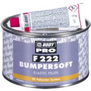 HB BODY tmel na plasty - bumpersoft F222 čierny 1KG