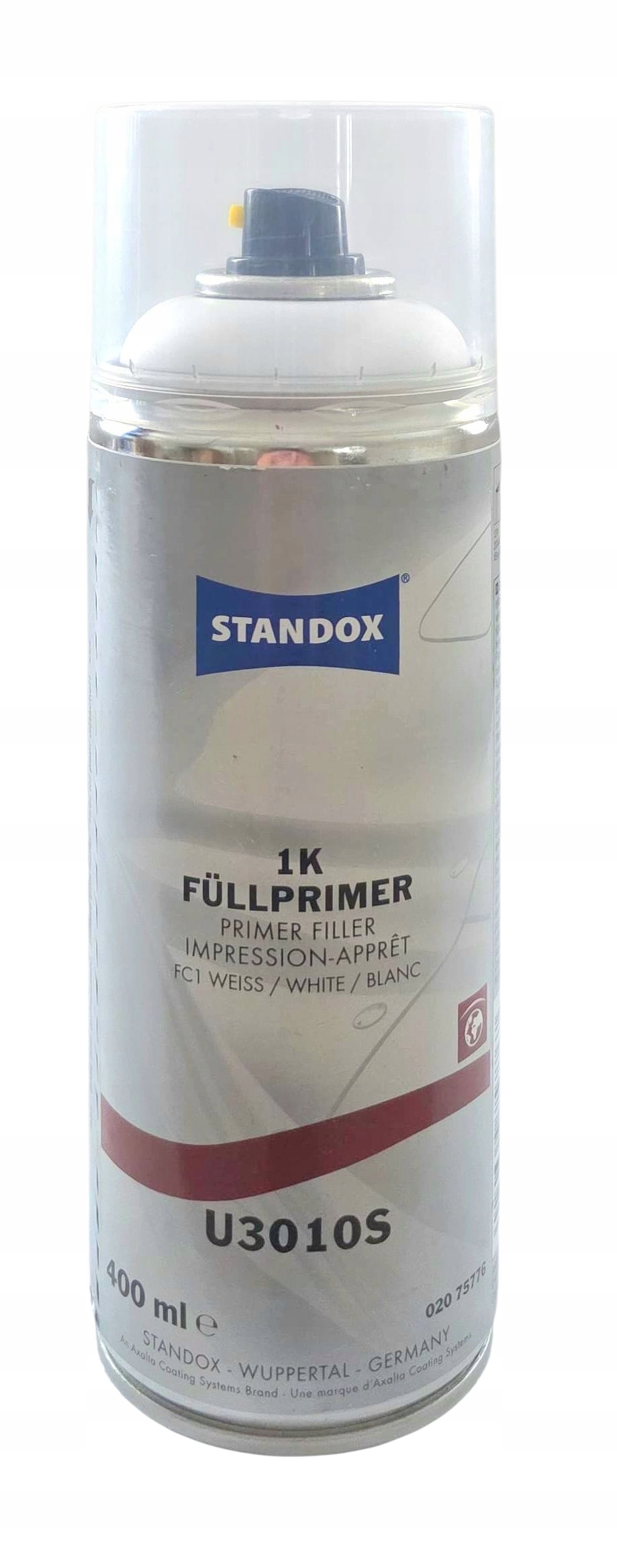 STANDOX 1K základný náter v spreji U3010S 400ml BIELY